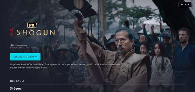 shogun disney plus