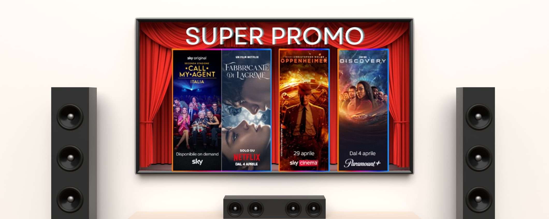 Ultimi giorni: Sky TV, Netflix e Cinema a meno di 20€