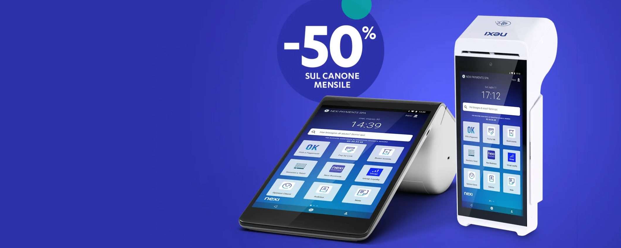 Nexi, ricevi uno sconto del 50% sul canone di SmartPOS Nexi, ricevi uno sconto del 50% sul canone di SmartPOS