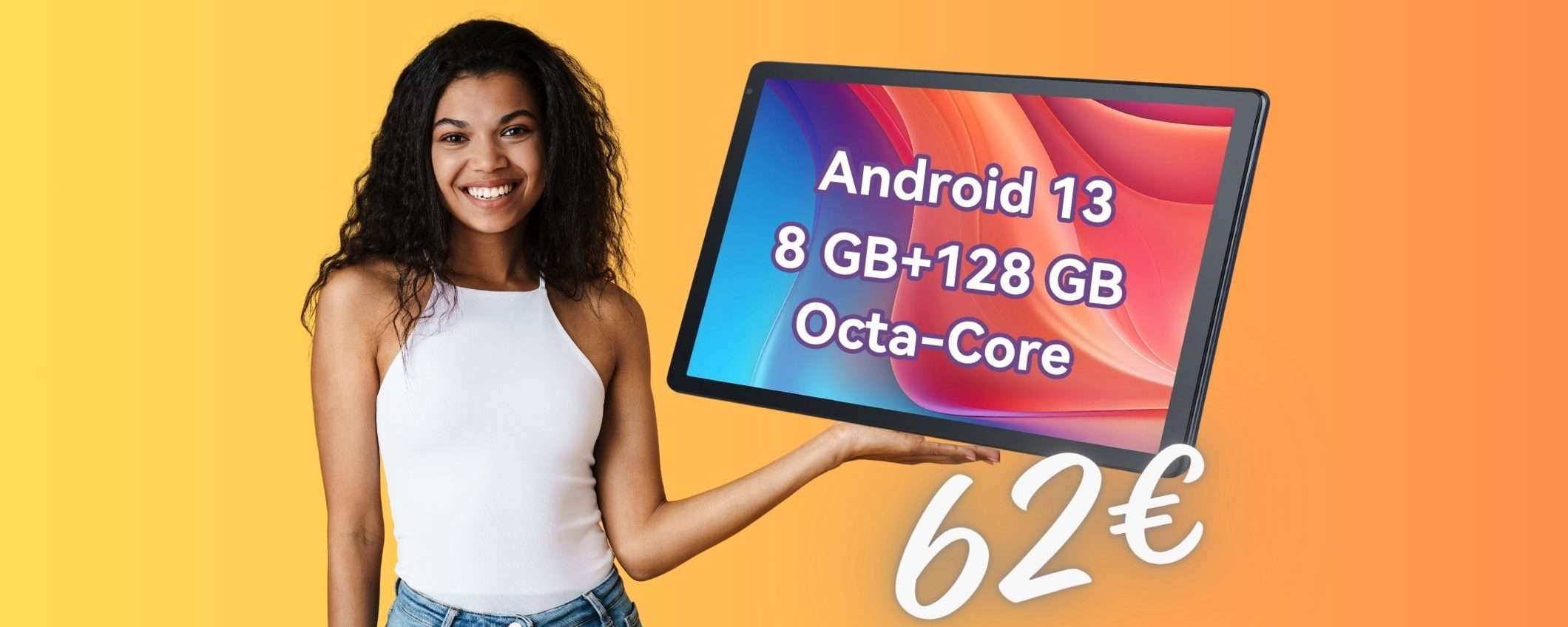Solo 62€ per questo Tablet Android da 10 pollici e 128GB, WOW Solo 62€ per questo Tablet Android da 10 pollici e 128GB, WOW