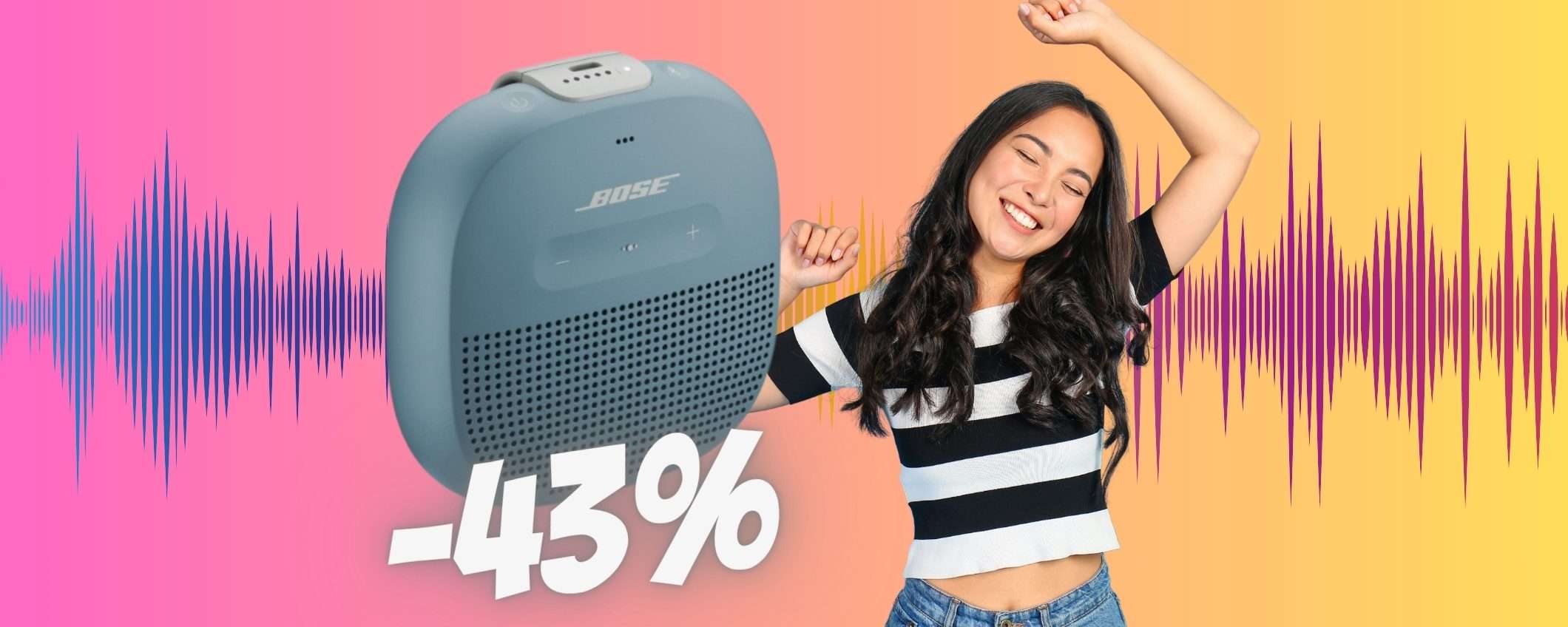 Speaker Bluetooth SoundLink Micro in SCONTO del 43% su Amazon Speaker Bluetooth SoundLink Micro in SCONTO del 43% su Amazon