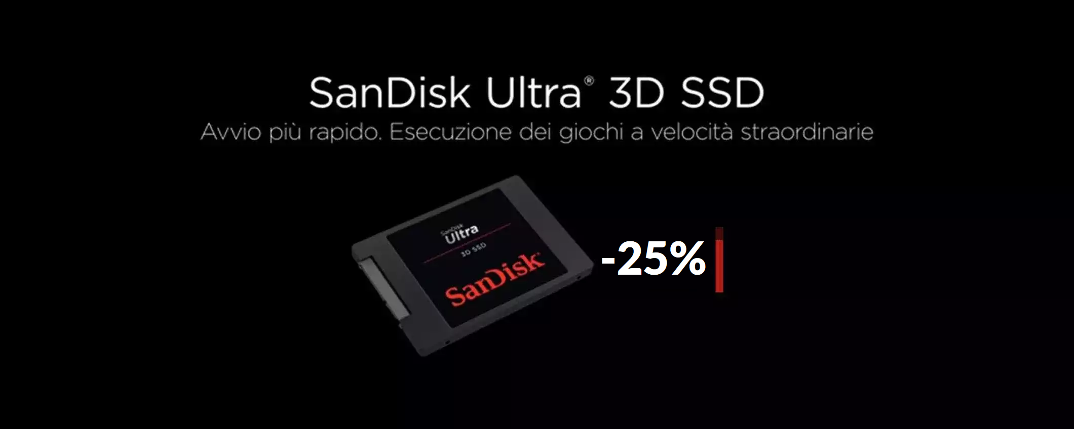 SSD SanDisk 2TB: oggi è tuo al prezzo più basso di sempre (-25%)