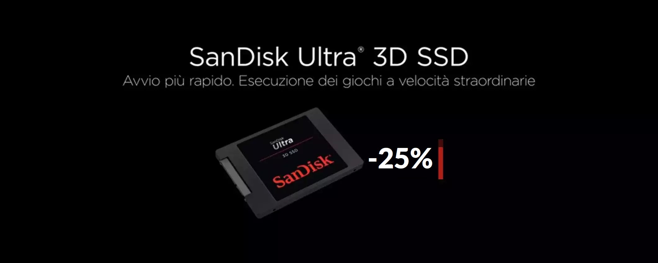 SSD SanDisk 2TB: oggi è tuo al prezzo più basso di sempre (-25%) SSD SanDisk 2TB: oggi è tuo al prezzo più basso di sempre (-25%)