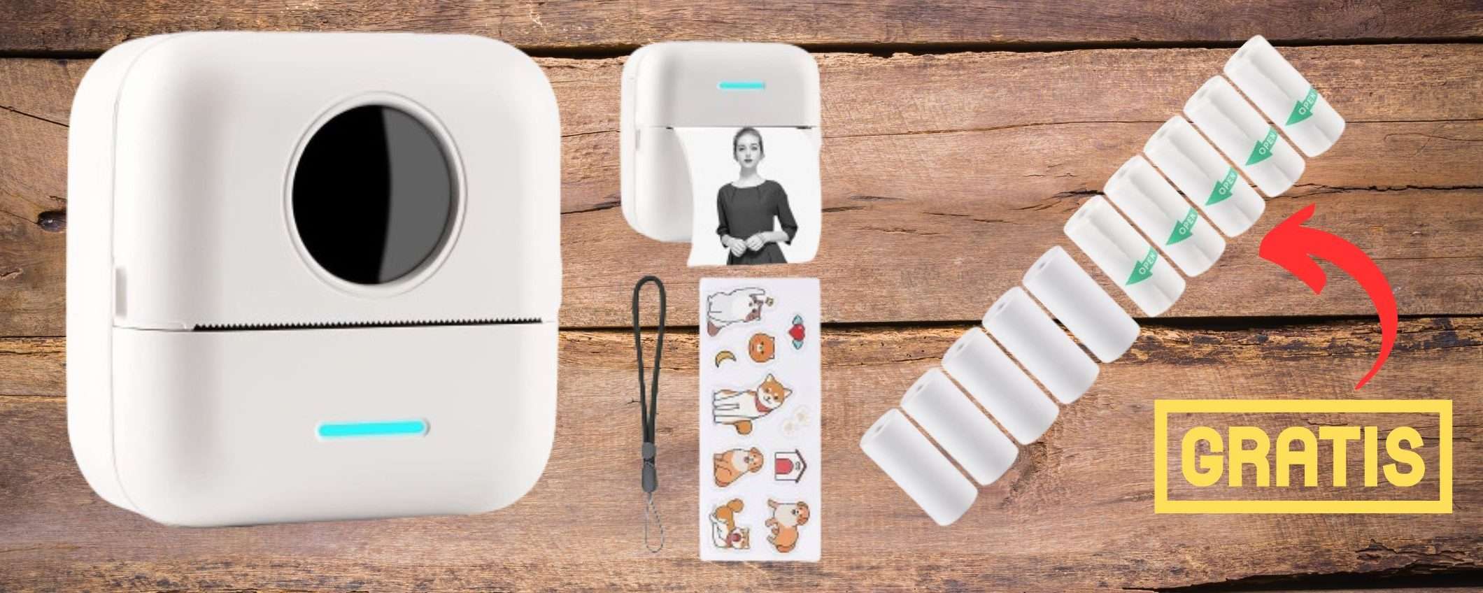 Stampante termica SMART a 17€ con 10 rotoli GRATIS: promo lampo su Amazon Stampante termica SMART a 17€ con 10 rotoli GRATIS: promo lampo su Amazon