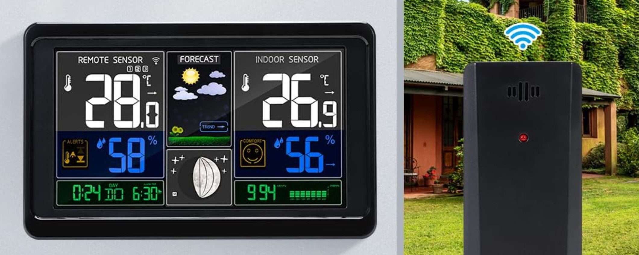 Sconto 50% per questa STREPITOSA stazione meteo con sensore da esterno (21€) Sconto 50% per questa STREPITOSA stazione meteo con sensore da esterno (21€)