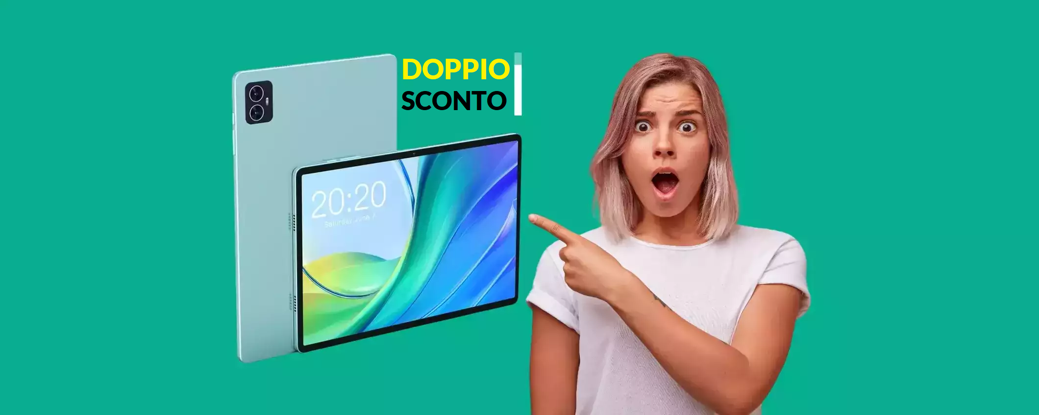 Con poco più di 100€ prendi un eccellente tablet Android da 10''