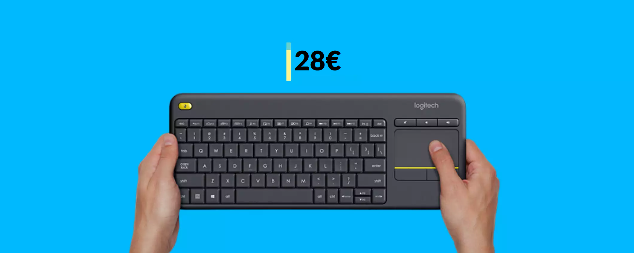 Sai che con questa tastiera Logitech puoi comandare anche la TV? Sai che con questa tastiera Logitech puoi comandare anche la TV?
