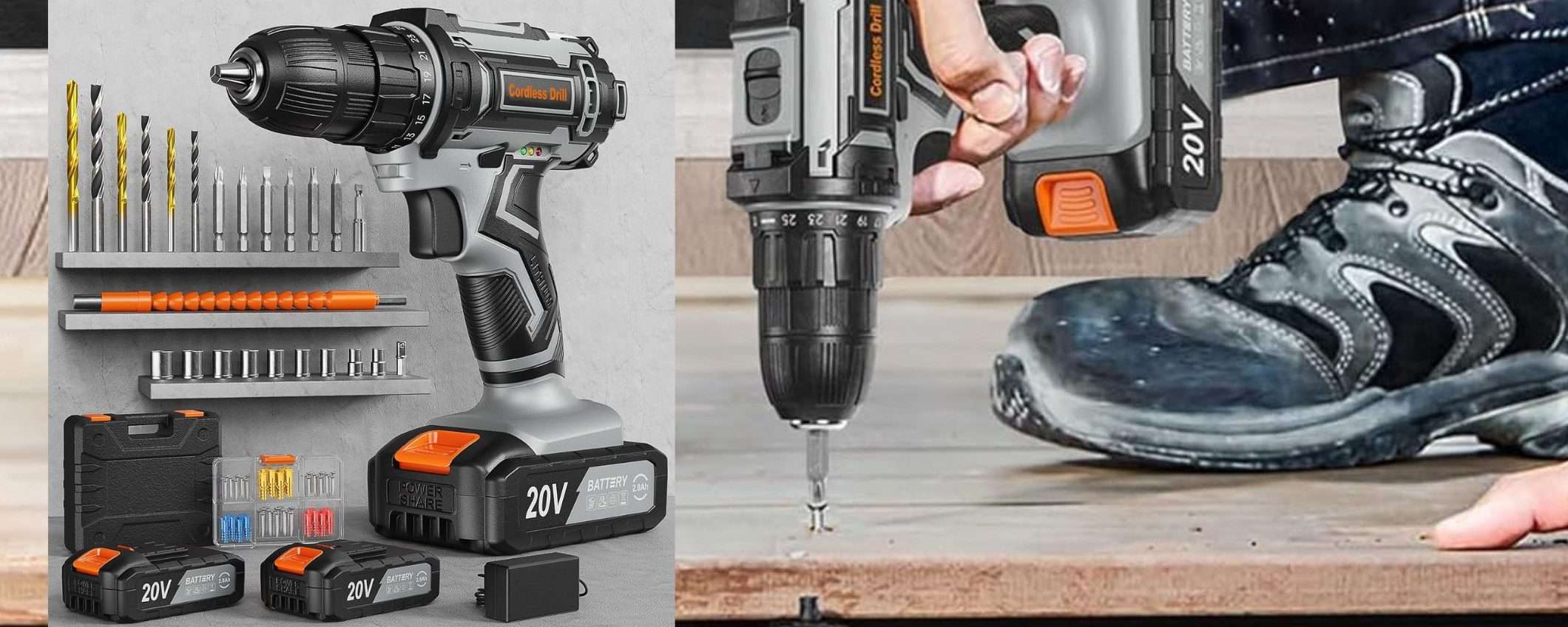 Trapano avvitatore con 2 batterie e 89 accessori a 44€: Amazon SVENDE TUTTO Trapano avvitatore con 2 batterie e 89 accessori a 44€: Amazon SVENDE TUTTO