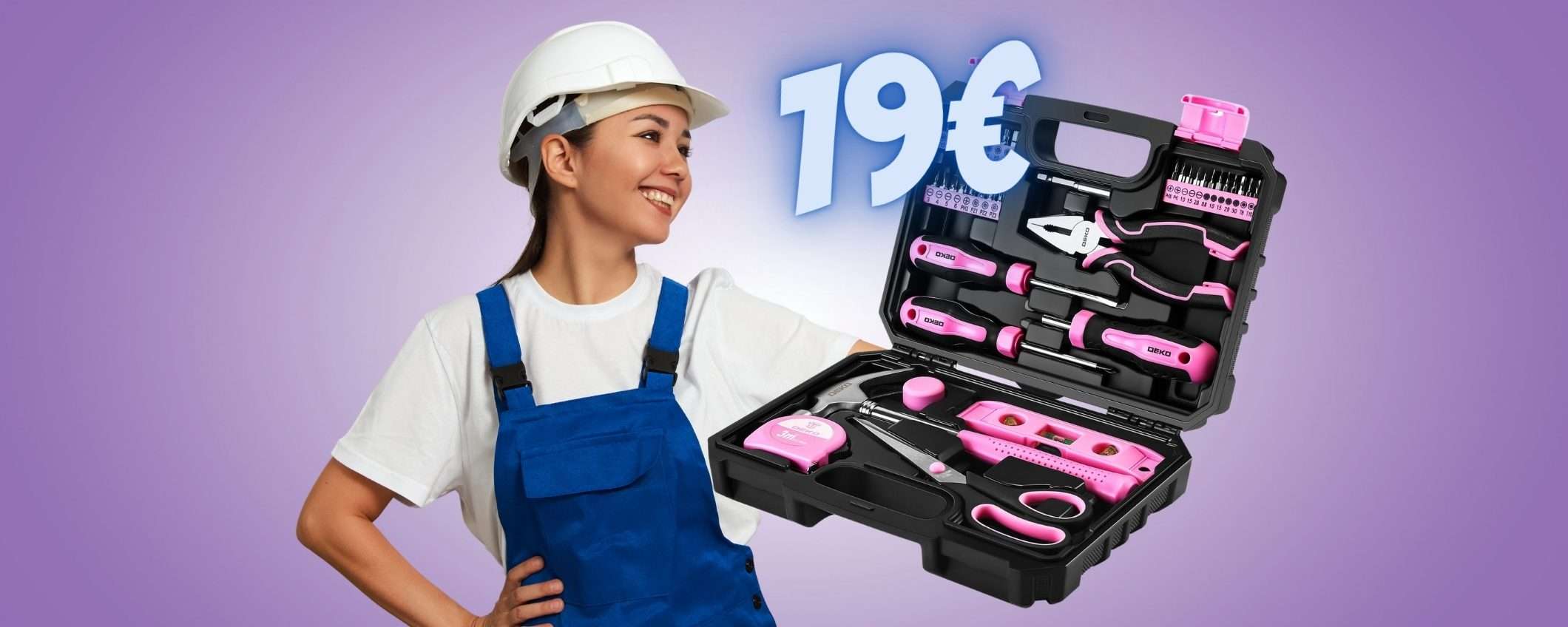 Valigetta con TANTISSIMI ATTREZZI a prezzo shock, solo 19€ Valigetta con TANTISSIMI ATTREZZI a prezzo shock, solo 19€