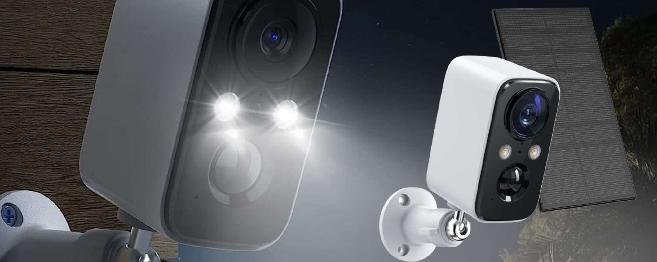 Sconto 50% per questa BOMBA di videocamera con pannello SOLARE e luce (29€)