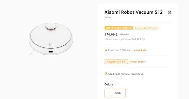 xiaomi robot vacuum s12 mi store