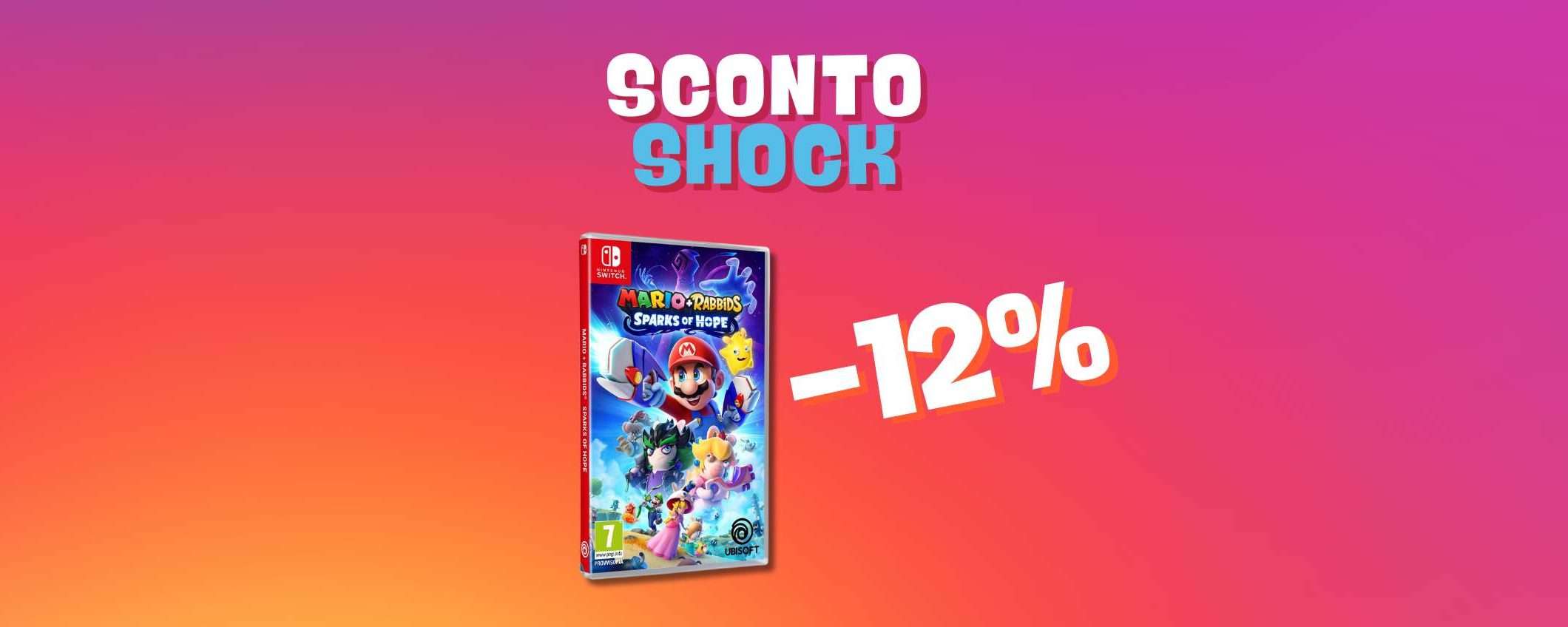 Mario + Rabbids Sparks of Hope in sconto SHOCK (-12%) Mario + Rabbids Sparks of Hope in sconto SHOCK (-12%)