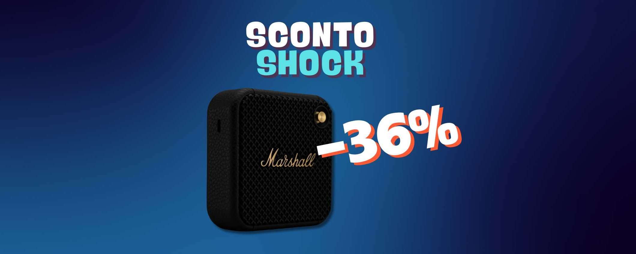 Altoparlante Marshall Willen a prezzo SHOCK: -36% per poco!