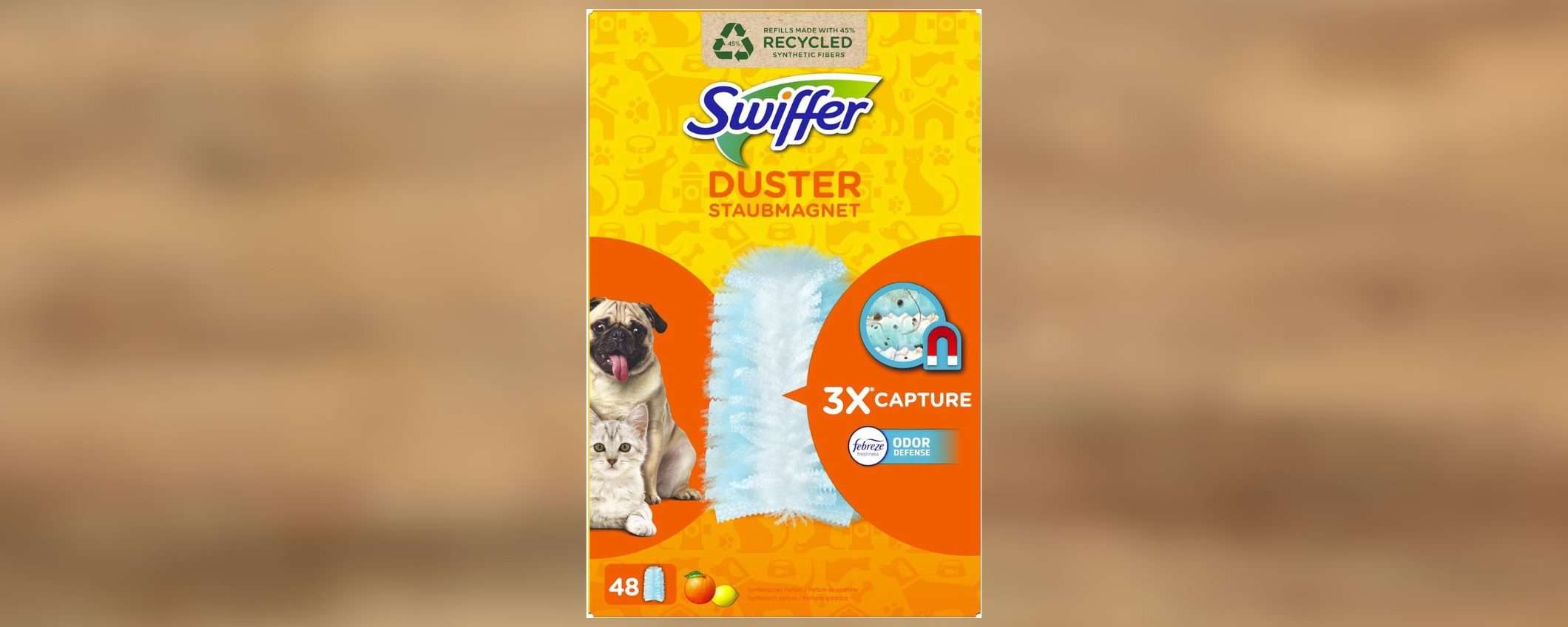 48 piumini catturapolvere Swiffer a PREZZO SCORTA su Amazon: risparmi il 41% 48 piumini catturapolvere Swiffer a PREZZO SCORTA su Amazon: risparmi il 41%