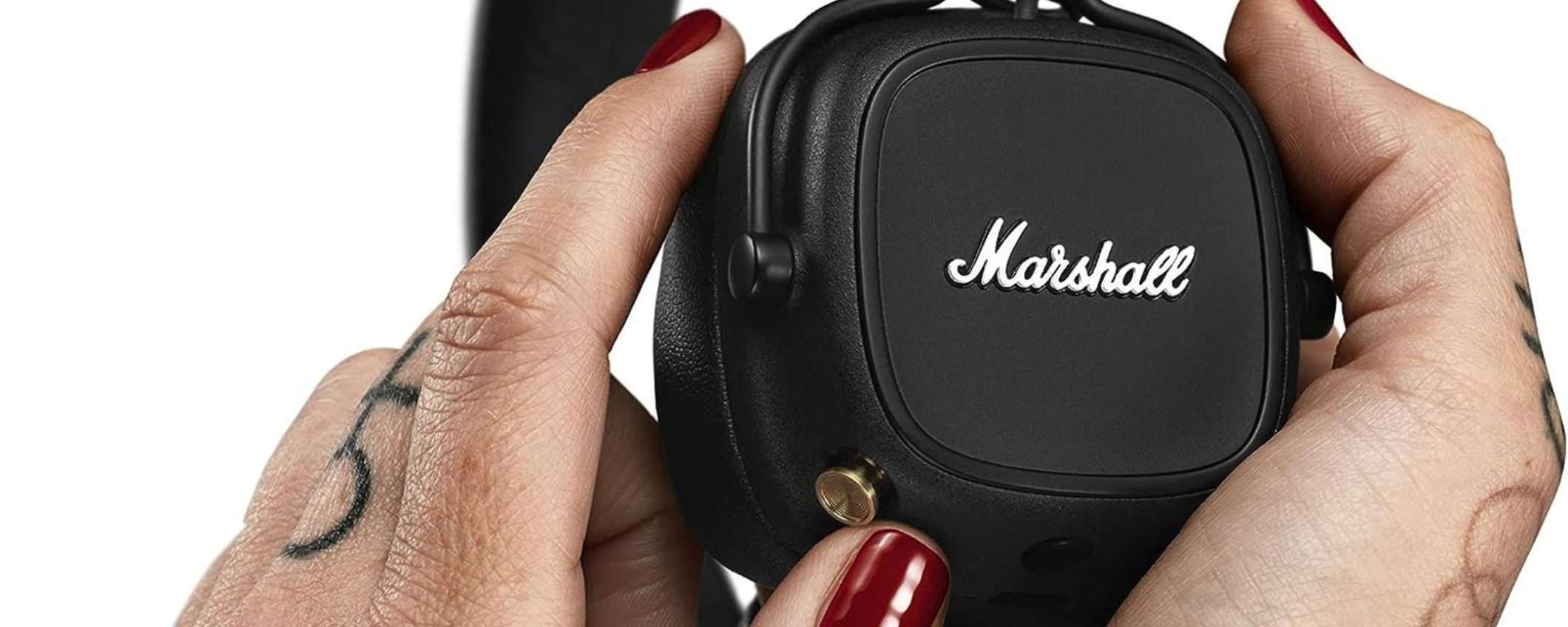 80 ORE di PLAYBACK audio con le cuffie Marshall Major IV: sconto SHOCK del 34% 80 ORE di PLAYBACK audio con le cuffie Marshall Major IV: sconto SHOCK del 34%