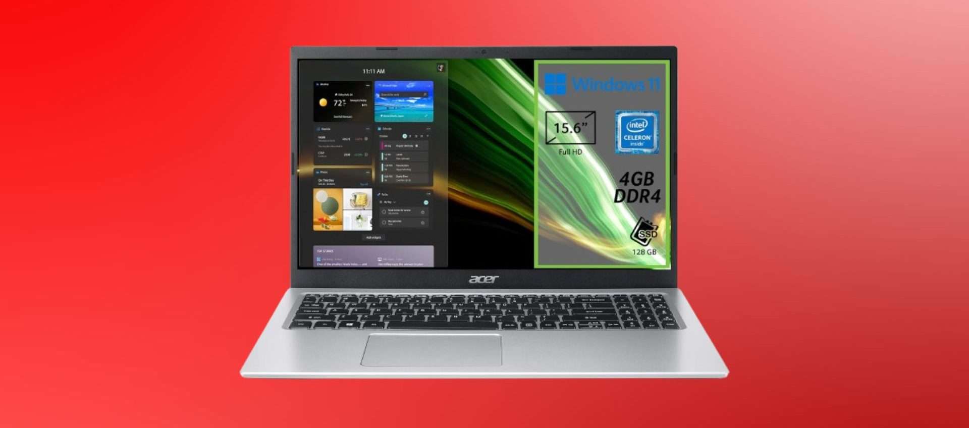 Acer Aspire 1 in offerta: il prezzo crolla sotto i 280€ Acer Aspire 1 in offerta: il prezzo crolla sotto i 280€