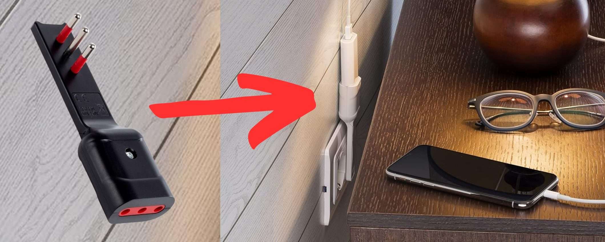 Prese dietro i mobili: torna a usarle TUTTE con questa GENIALATA a 5€ Prese dietro i mobili: torna a usarle TUTTE con questa GENIALATA a 5€