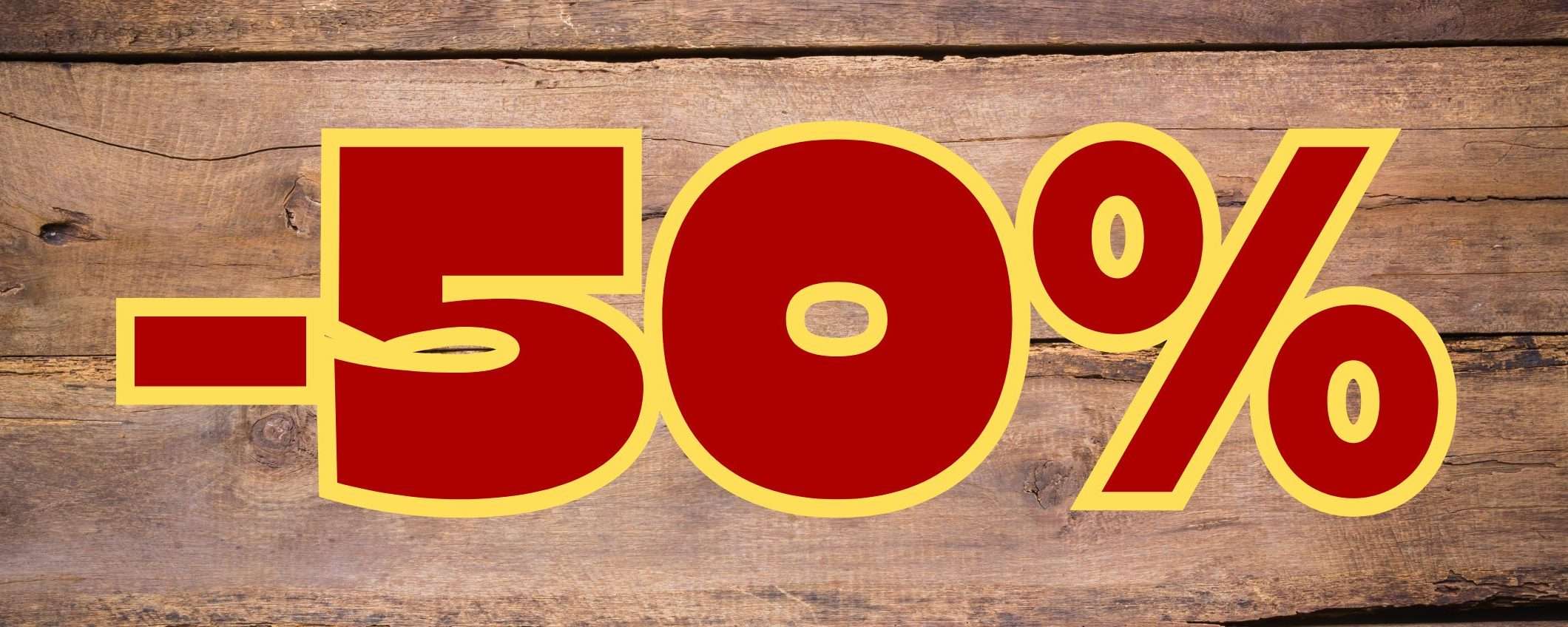 Amazon MEGA SVENDITA: solo sconti 50% su un sacco di prodotti (da 4,99€)