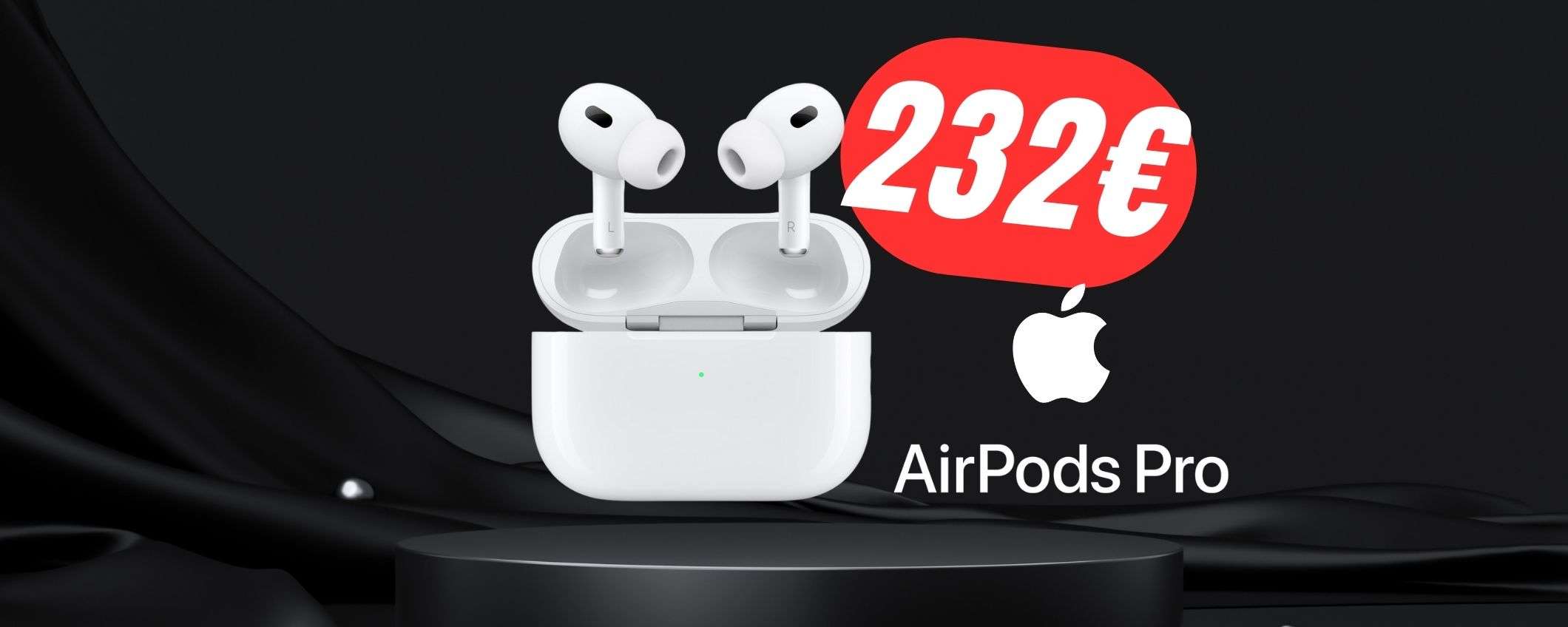 Con questo COUPON pagherai le Apple AirPods Pro 2 solo 232€! Con questo COUPON pagherai le Apple AirPods Pro 2 solo 232€!