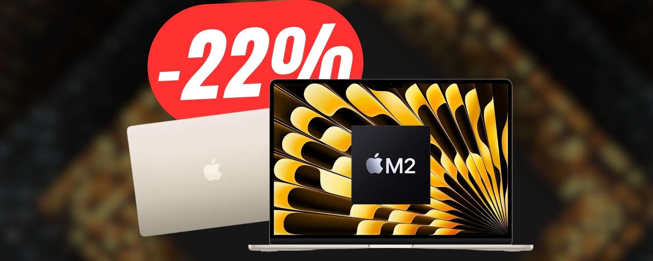 PREZZO più BASSO di sempre per il MacBook Air (M2) pagabile anche a rate! PREZZO più BASSO di sempre per il MacBook Air (M2) pagabile anche a rate!