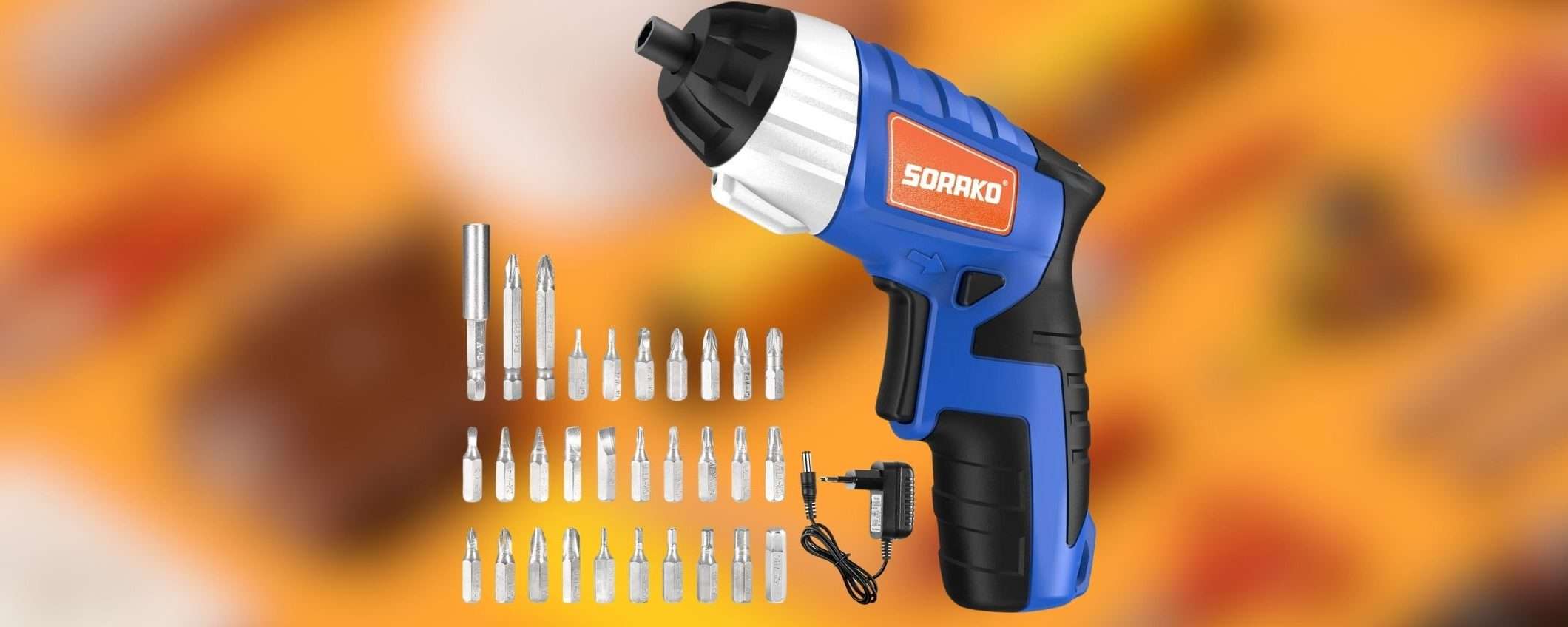 Avvitatore elettrico con 30 accessori a 14,53€: DOPPIO SCONTO su Amazon Avvitatore elettrico con 30 accessori a 14,53€: DOPPIO SCONTO su Amazon