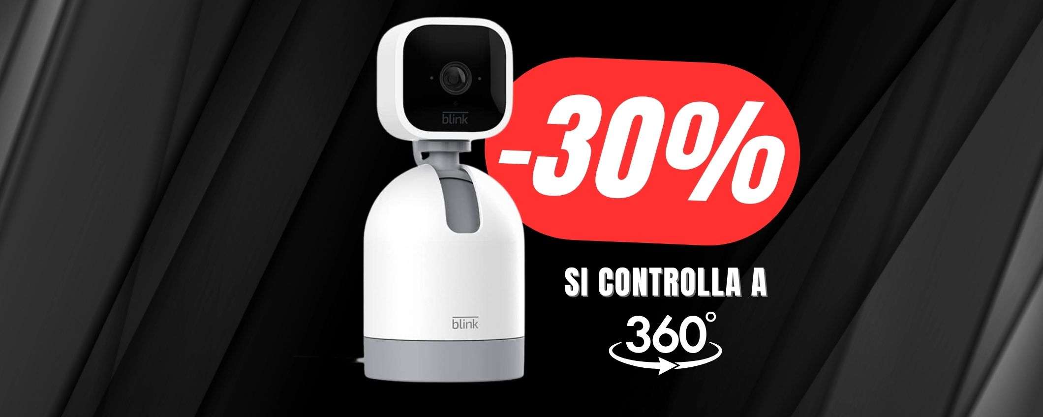 La videocamera che SI CONTROLLA dallo SMARTPHONE crolla a soli 31€! La videocamera che SI CONTROLLA dallo SMARTPHONE crolla a soli 31€!