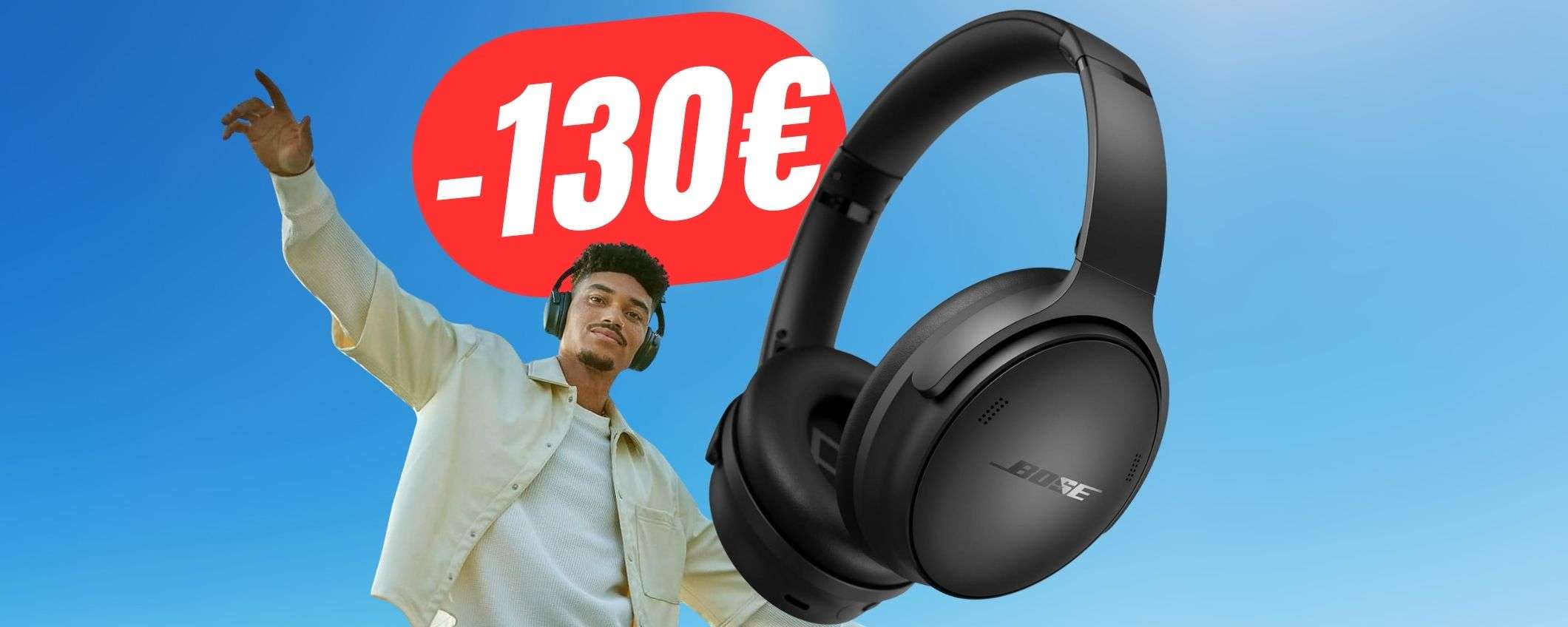 -130€ di SCONTO per le CUFFIE di BOSE (tra le migliori di sempre)! -130€ di SCONTO per le CUFFIE di BOSE (tra le migliori di sempre)!