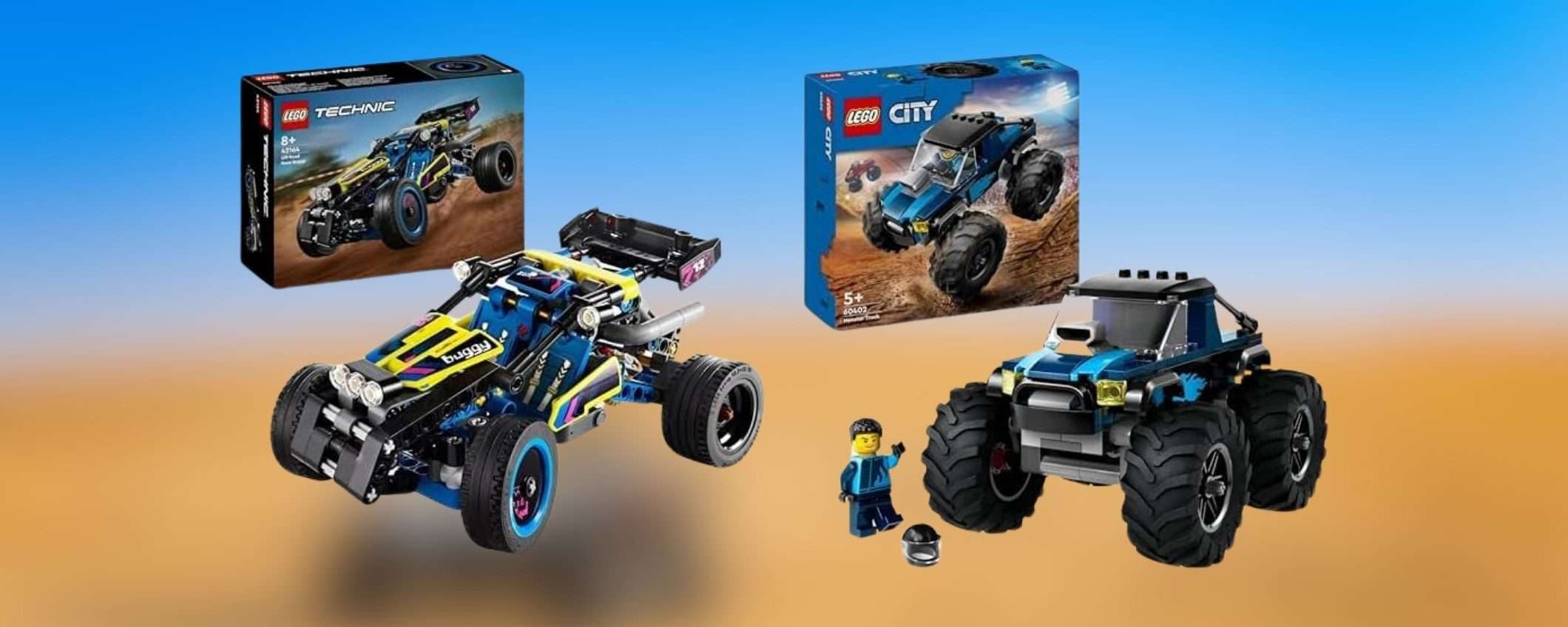 Doppio LEGO Dune Buggy: il bundle su Amazon a soli 30 euro Doppio LEGO Dune Buggy: il bundle su Amazon a soli 30 euro