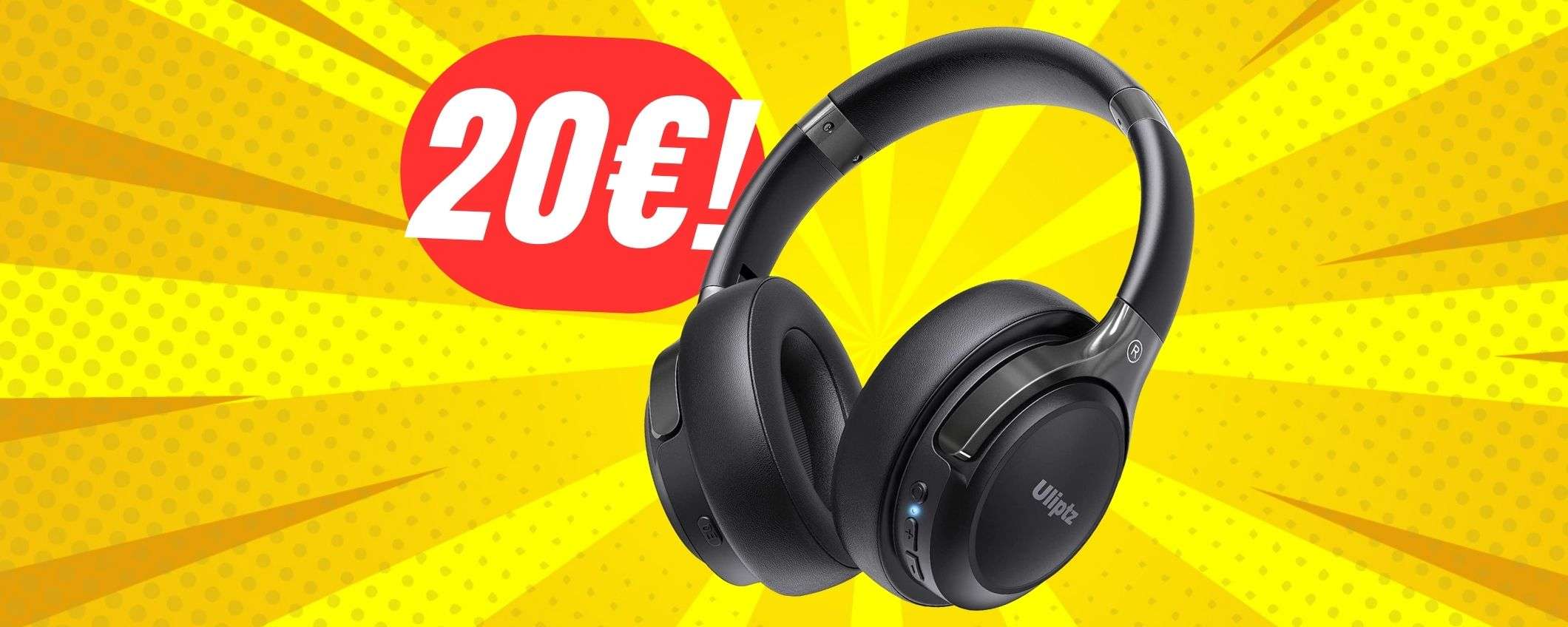 Queste CUFFIE WIRELESS costano solo 20€ grazie al coupon Amazon! Queste CUFFIE WIRELESS costano solo 20€ grazie al coupon Amazon!