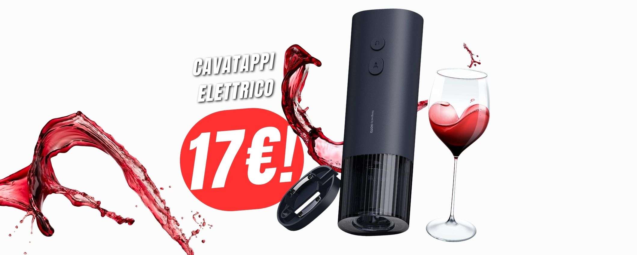 Col cavatappi elettrico di Xiaomi farai sempre bella figura! Col cavatappi elettrico di Xiaomi farai sempre bella figura!