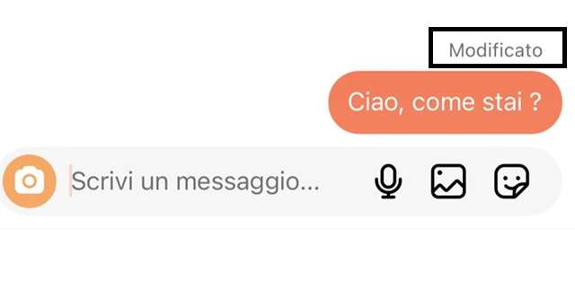 Come modificare un messaggio su Instagram