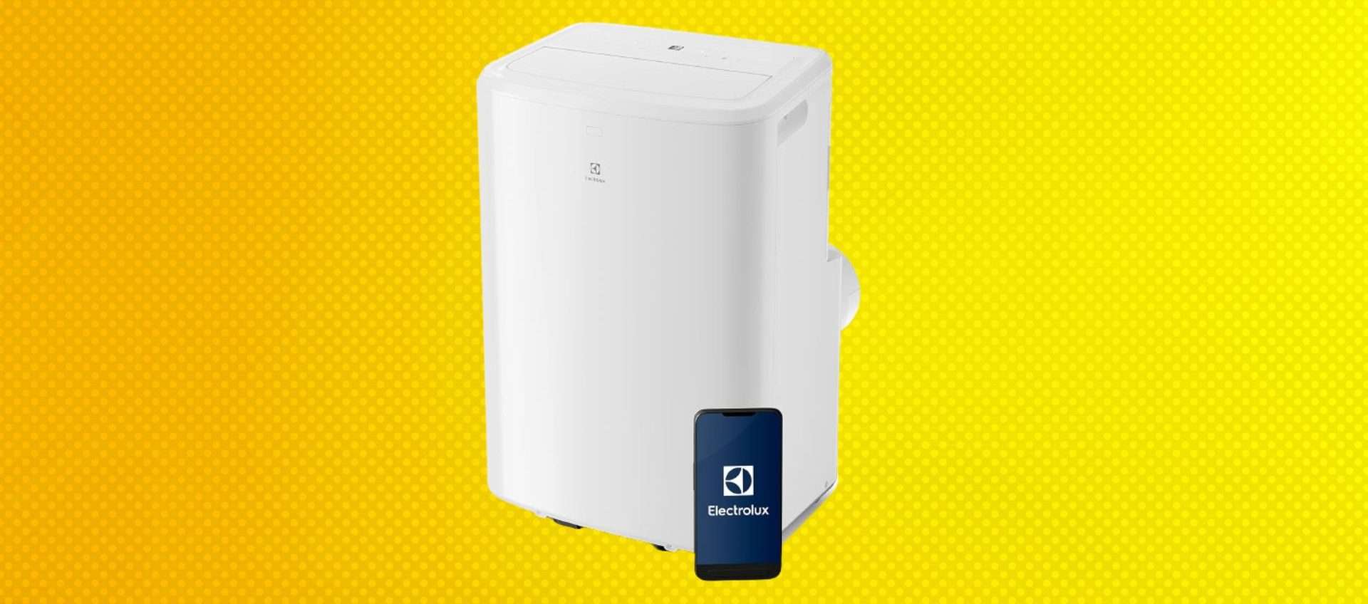 Condizionatore portatile Electrolux, prezzo in frantumi: 53% di sconto, addio caldo estivo Condizionatore portatile Electrolux, prezzo in frantumi: 53% di sconto, addio caldo estivo