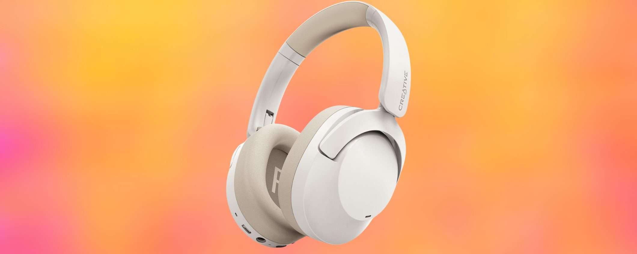 Cuffie Creative Zen Hybrid 2: 67 ORE di musica a 34,99 euro (solo su Amazon)