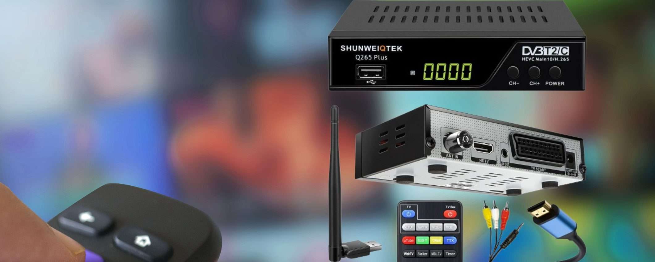 Digitale Terrestre su VECCHIA TV: decoder SMART a 21€ su Amazon, imperdibile