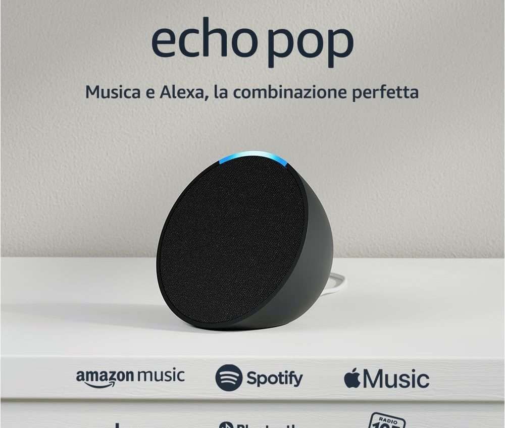 Amazon Echo Pop in offerta: il più giocoso degli speaker con Alexa