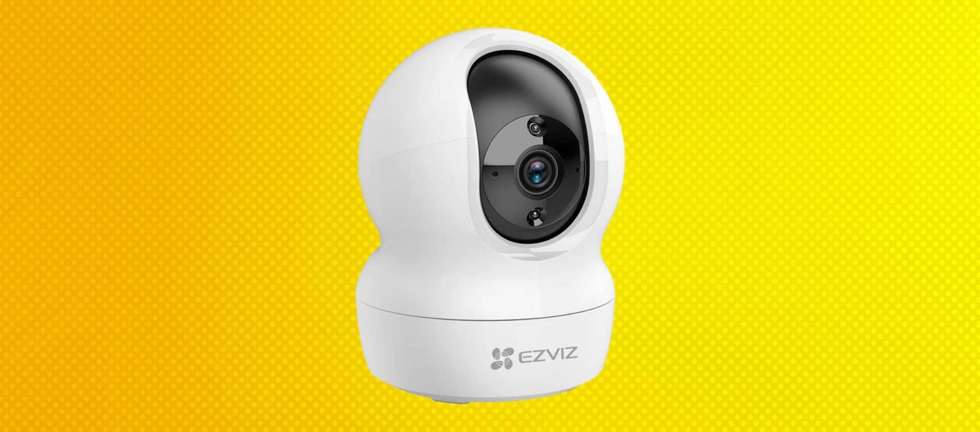 Telecamera di sicurezza con rotazione 360°, che prezzo! Con il coupon risparmi