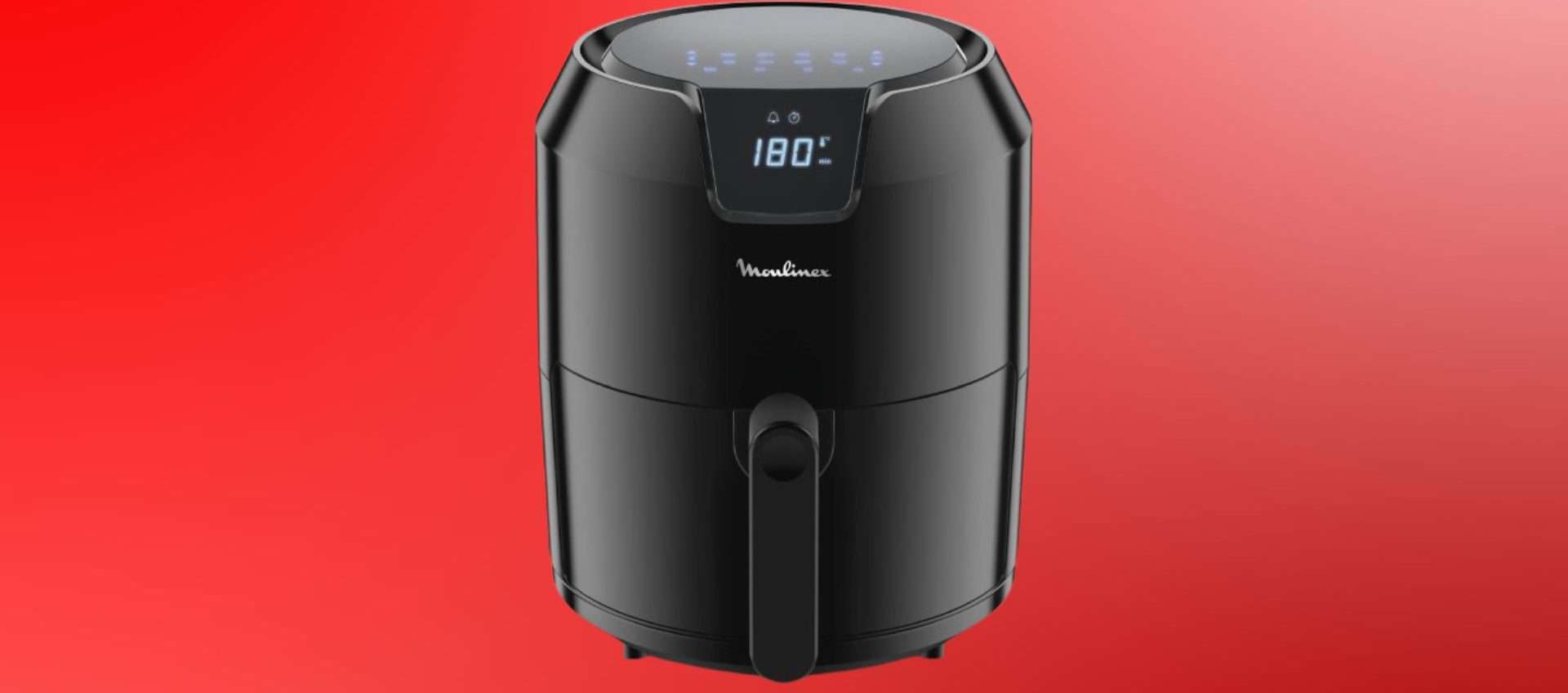 Friggitrice ad aria Moulinex, sconto totale: solo 49,99€ invece di 224,99€ Friggitrice ad aria Moulinex, sconto totale: solo 49,99€ invece di 224,99€