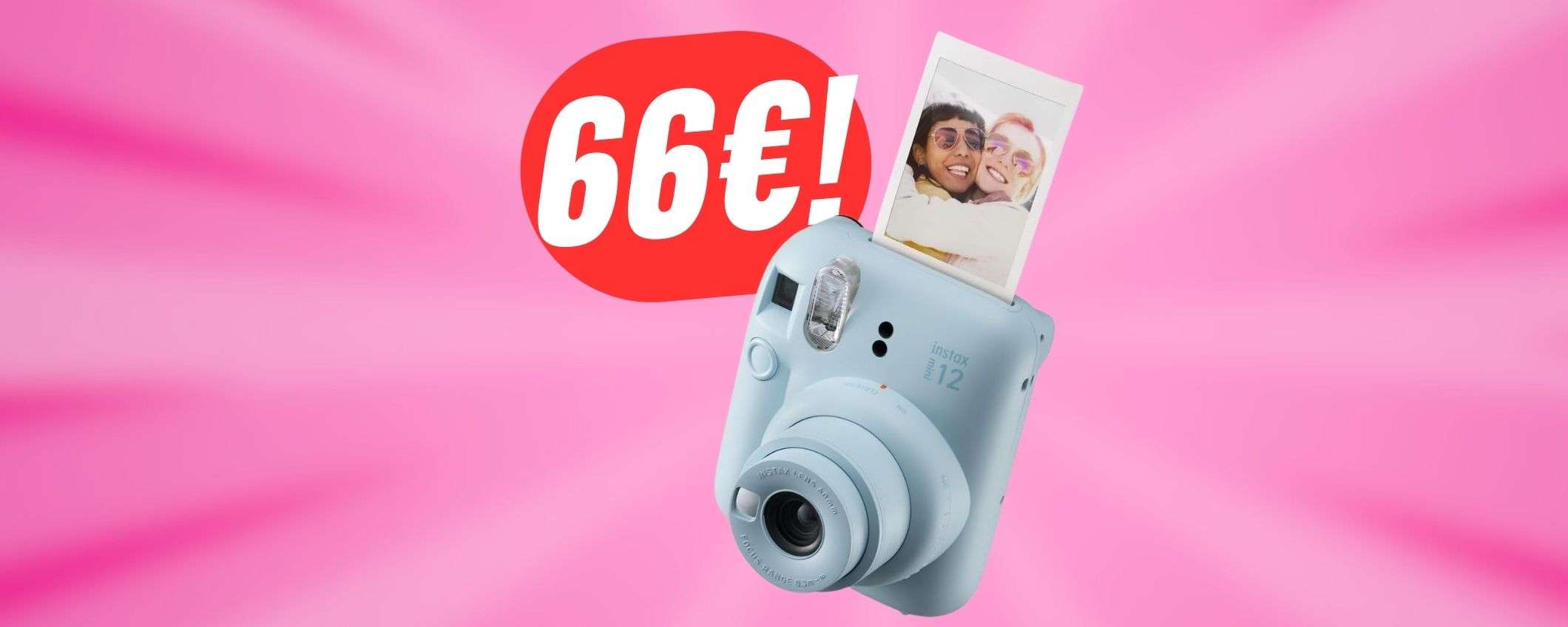 La fotocamera istantanea Fujifilm a 66€ è il REGALO PERFETTO per gli amanti del vintage!