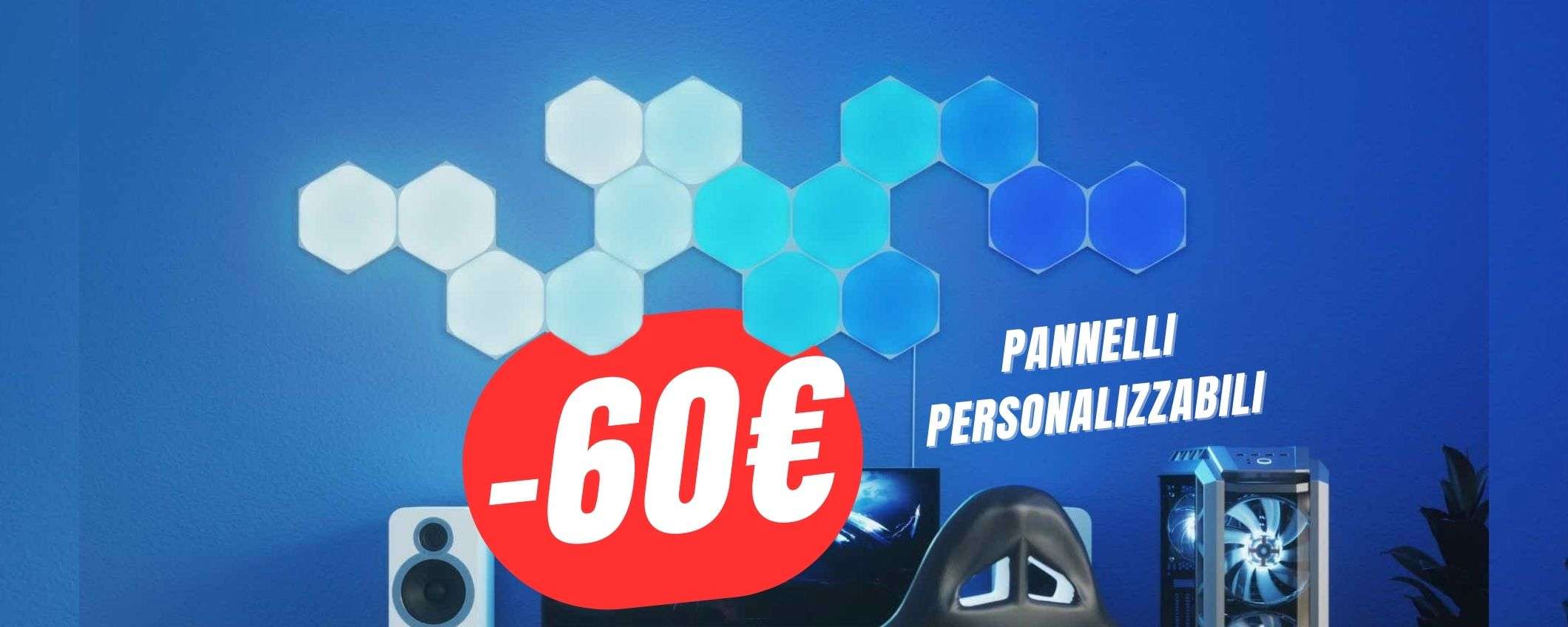 COUPON da -60€ per questi 10 PANNELLI LUMINOSI personalizzabili come vuoi! COUPON da -60€ per questi 10 PANNELLI LUMINOSI personalizzabili come vuoi!