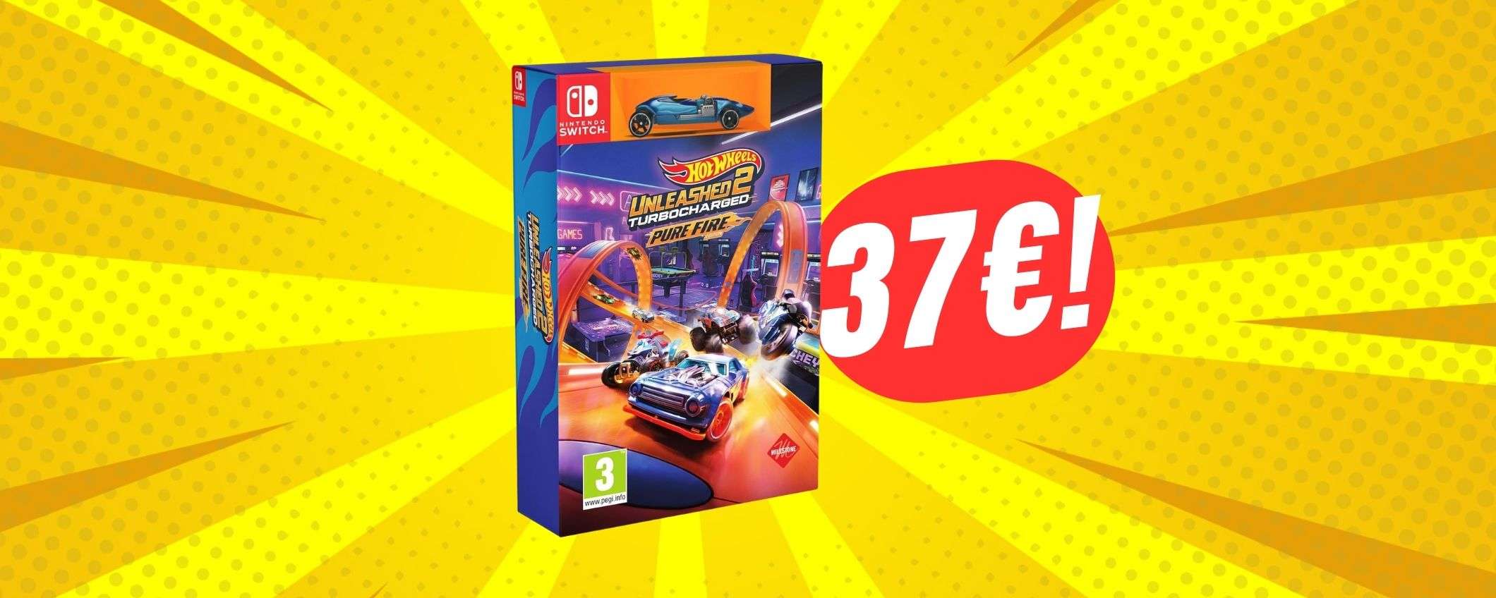 Hot Wheels Unleashed 2 per Nintendo Switch sfreccia al 33% in MENO! Hot Wheels Unleashed 2 per Nintendo Switch sfreccia al 33% in MENO!