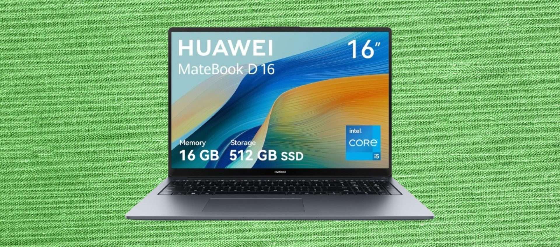 Huawei MateBook D 16: il prezzo crolla da 899 a soli 649 euro Huawei MateBook D 16: il prezzo crolla da 899 a soli 649 euro