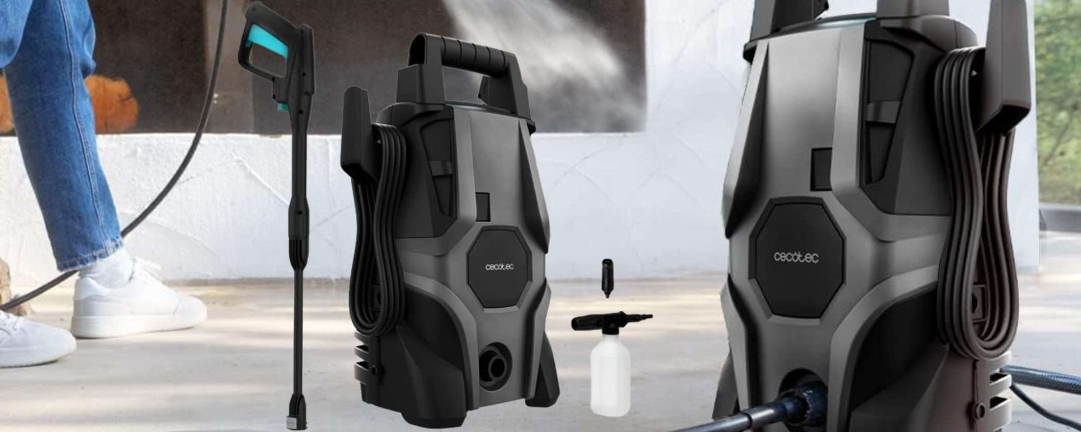 Potente idropulitrice a 59€ su Amazon: sistema per la schiuma in OMAGGIO Potente idropulitrice a 59€ su Amazon: sistema per la schiuma in OMAGGIO