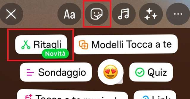 Novità su Instagram: arriva la funzione ritaglia