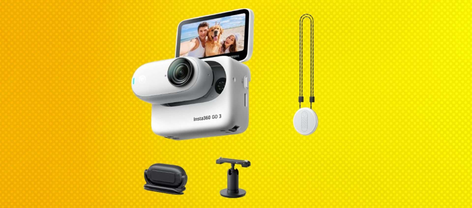 Insta360 Go 3 in offerta: action cam piccolissima, prestazioni solide Insta360 Go 3 in offerta: action cam piccolissima, prestazioni solide