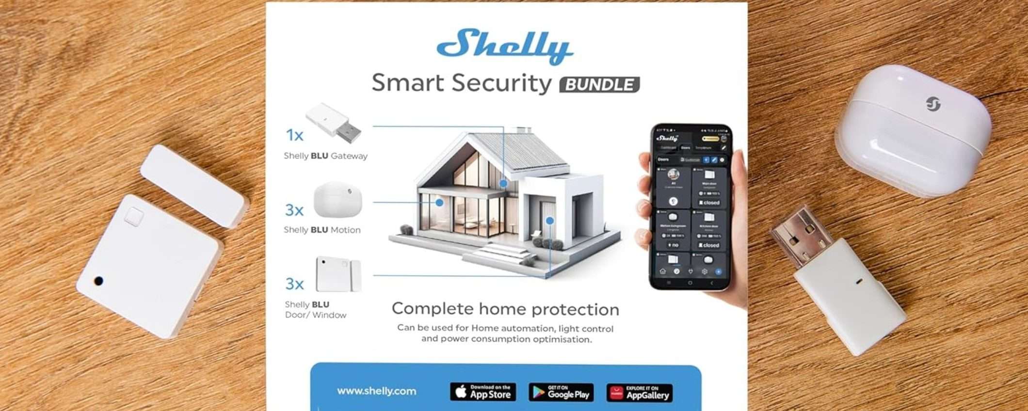 Casa BLINDATA con questo kit SMART per la sicurezza di Shelly in SCONTO (-17%) Casa BLINDATA con questo kit SMART per la sicurezza di Shelly in SCONTO (-17%)