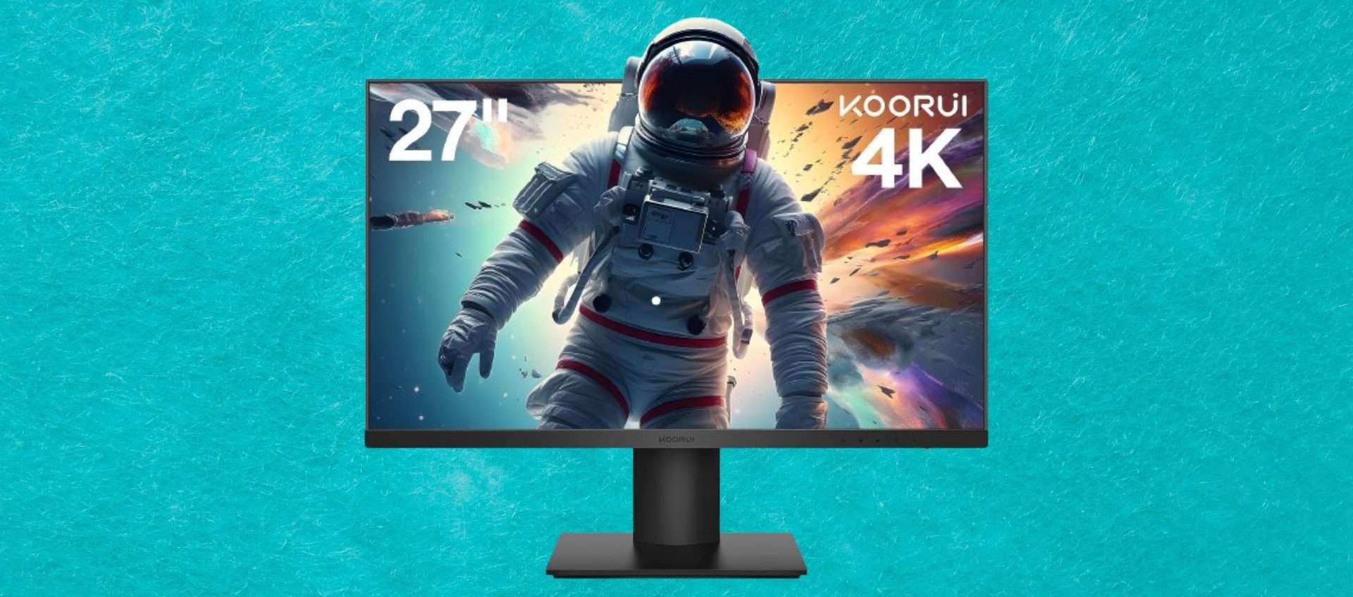 Monitor 4K da 27 pollici, prezzo sbalorditivo: oggi risparmi 90€ Monitor 4K da 27 pollici, prezzo sbalorditivo: oggi risparmi 90€