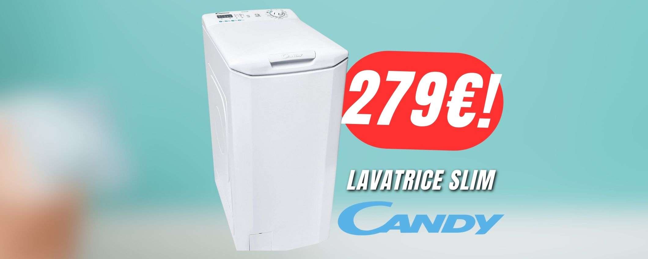 La LAVATRICE ultra-slim di Candy costa appena 279€ grazie allo SCONTO! La LAVATRICE ultra-slim di Candy costa appena 279€ grazie allo SCONTO!