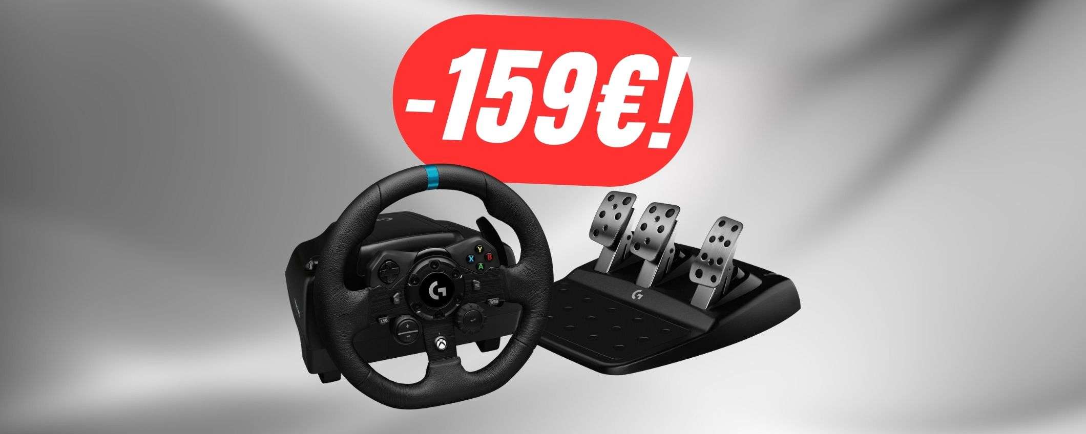 Risparmia -159€ sul volante Logitech grazie allo SCONTO+COUPON! Risparmia -159€ sul volante Logitech grazie allo SCONTO+COUPON!