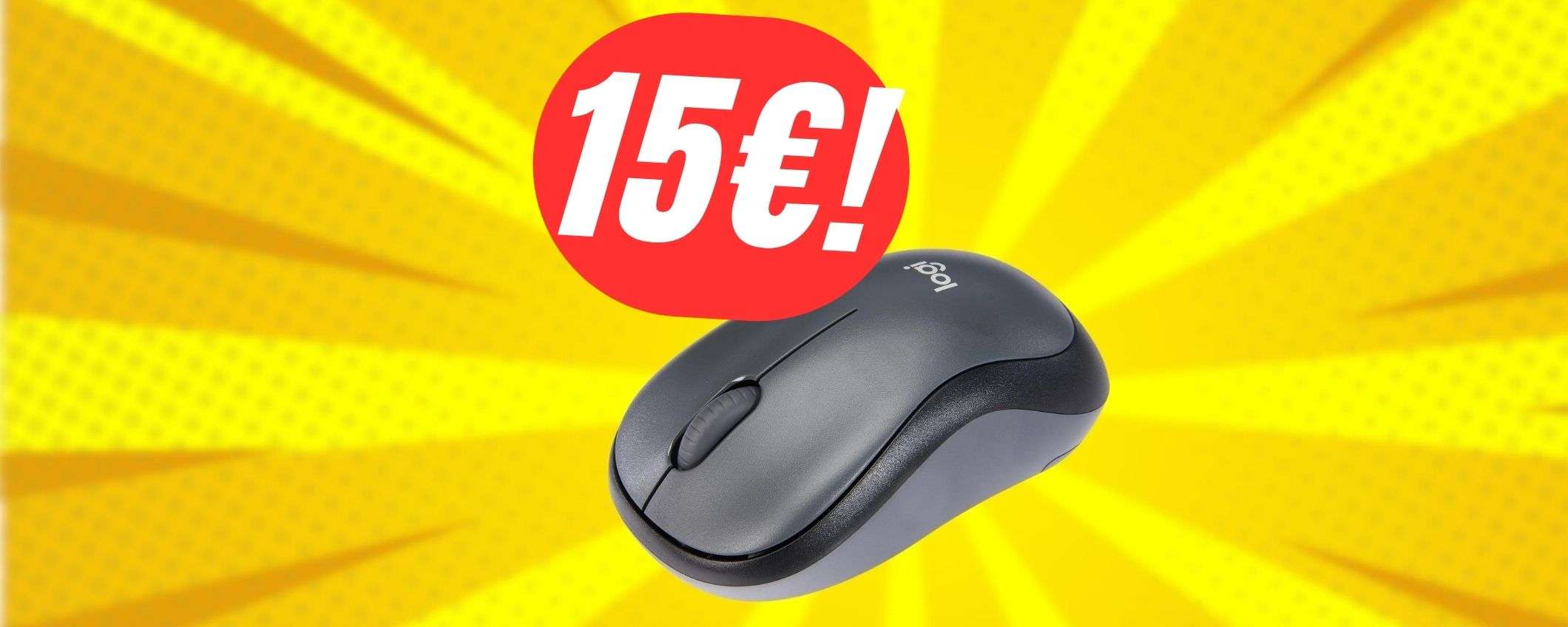 Wireless e silenzioso: il MOUSE Logitech a 15€ è fuori di testa! Wireless e silenzioso: il MOUSE Logitech a 15€ è fuori di testa!