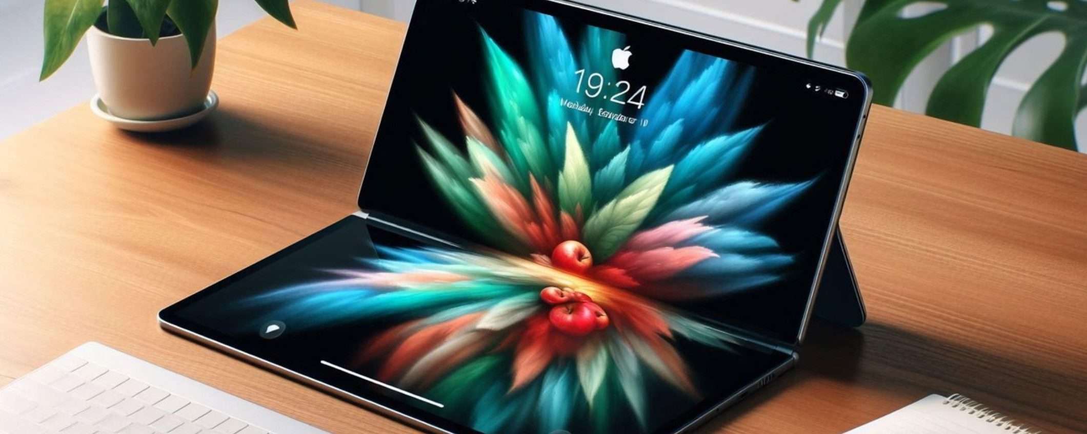 Il MacBook pieghevole con display da 18.8 Il MacBook pieghevole con display da 18.8